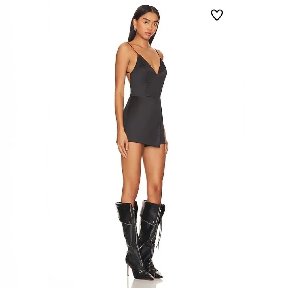 NWT Superdown Nicola Open Back Romper Size XS